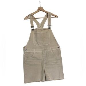 Stoic Beige Denim Overalls